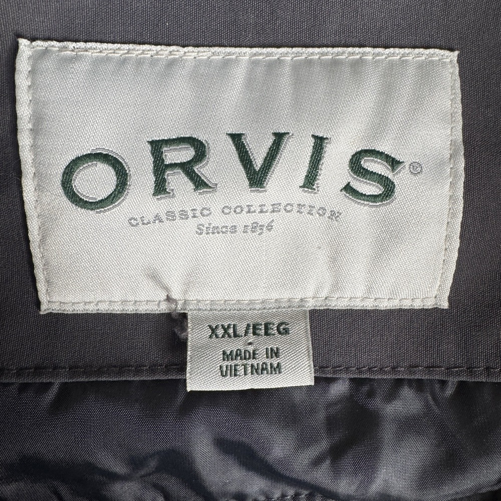 Orvis Vest Mens Size XXL Gray Blazer‎ Quilted Jacket Sleeveless 1174138 BIG NWT - Picture 3 of 12